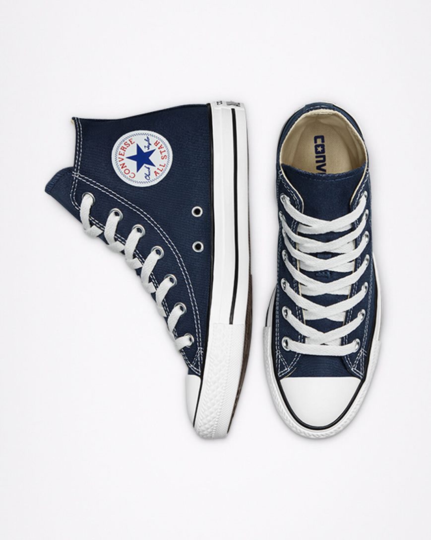 Tenisky Vysoke Converse Chuck Taylor All Star Klasické Panske Námornícka Modrá | SK XG5ZW6